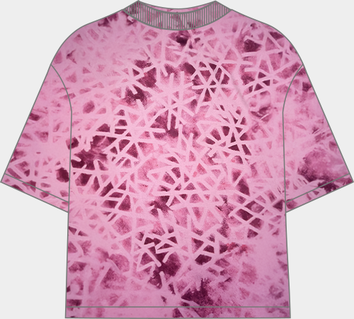 Color: Baby Pink Trianglar Fade