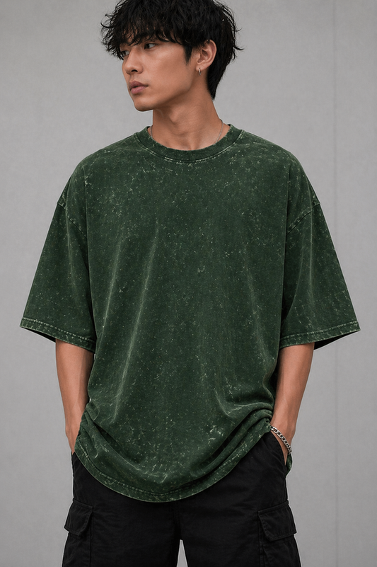 Verdant Haze Unisex Oversized Tee