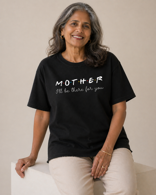Motherhood Women's Boxy Fit T-shirt-Black