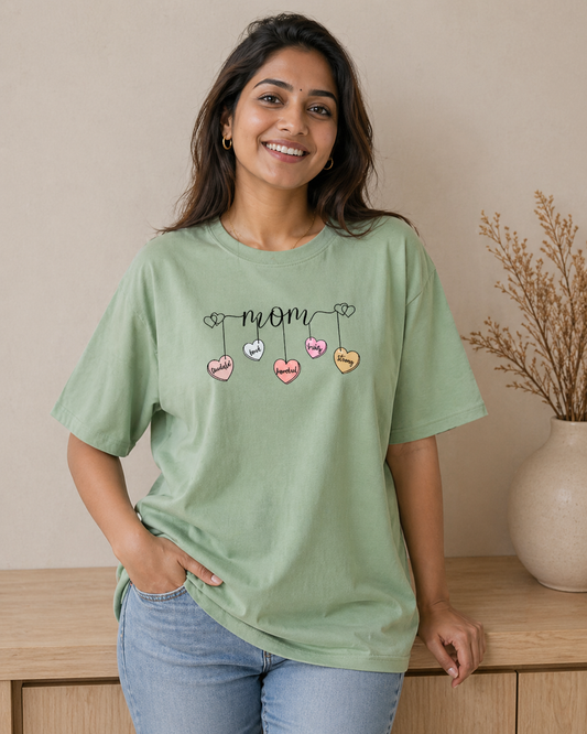 Love Notes for Mom Women's Relaxed Fit Classic Crew T-Shirt