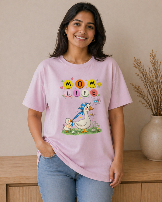 Mom Life Women's Relaxed Fit Classic T-Shirt