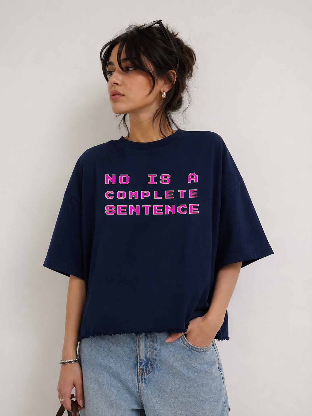 No means No Women's Boxy T-shirt