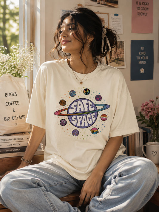 Safe Space Unisex Oversized Classic T-Shirt