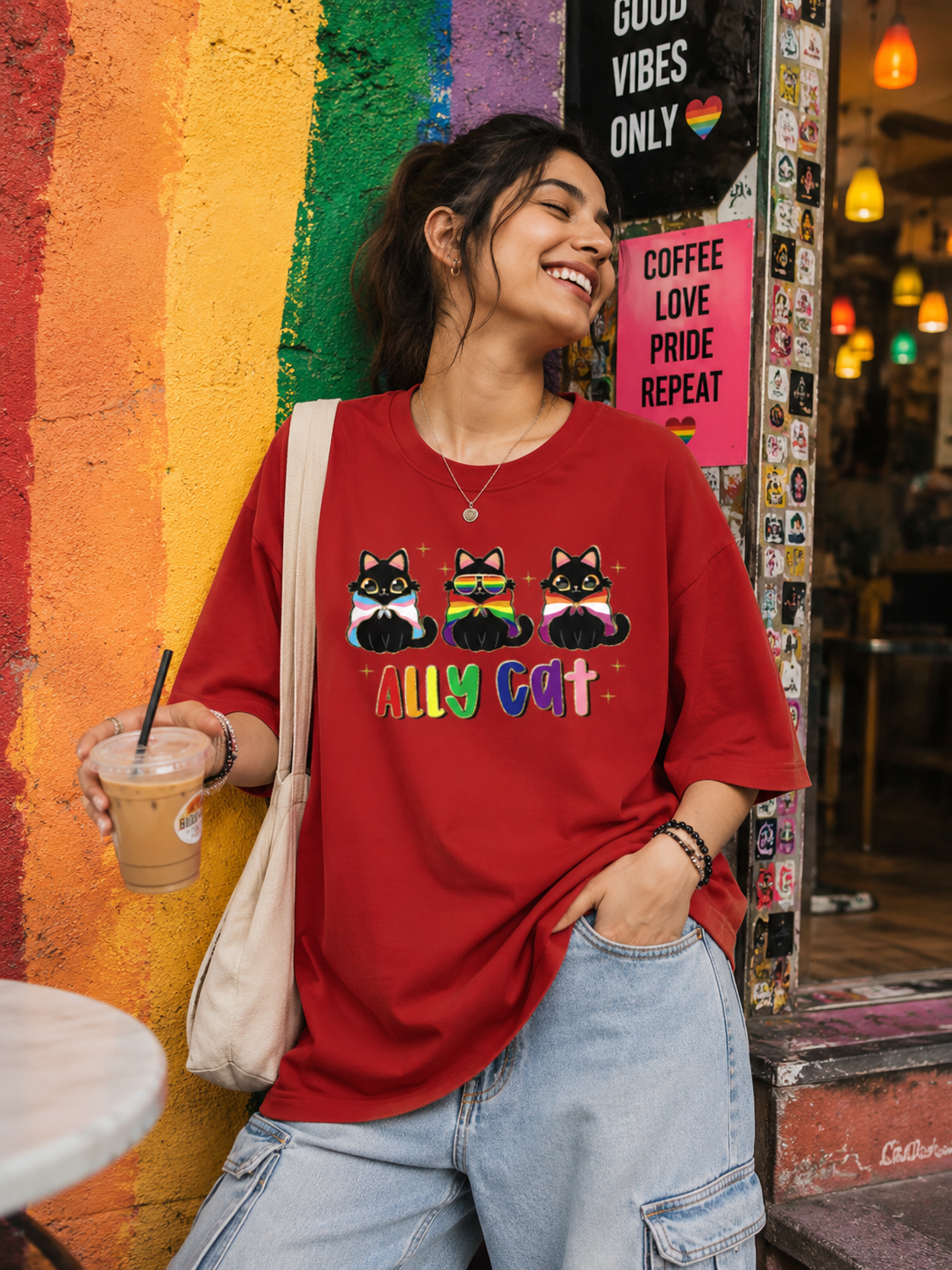 Ally Cat Unisex Oversized Classic T-Shirt