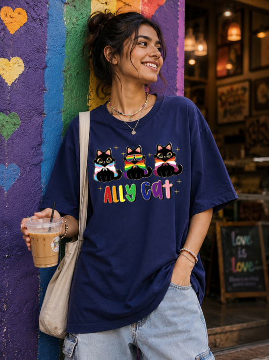 Ally Cat Unisex Oversized Classic T-Shirt