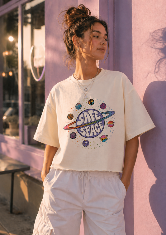 Safe Space Unisex Boxy T-shirt